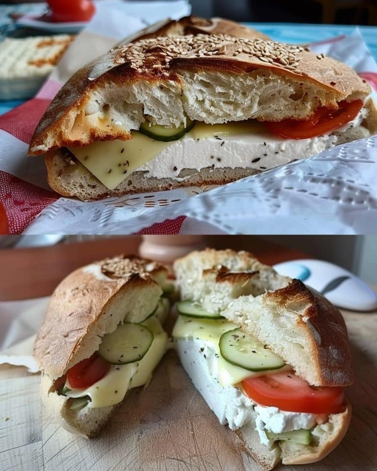 Ein tolle Gericht sooo lecker! Schafskäse im Fladenbrot