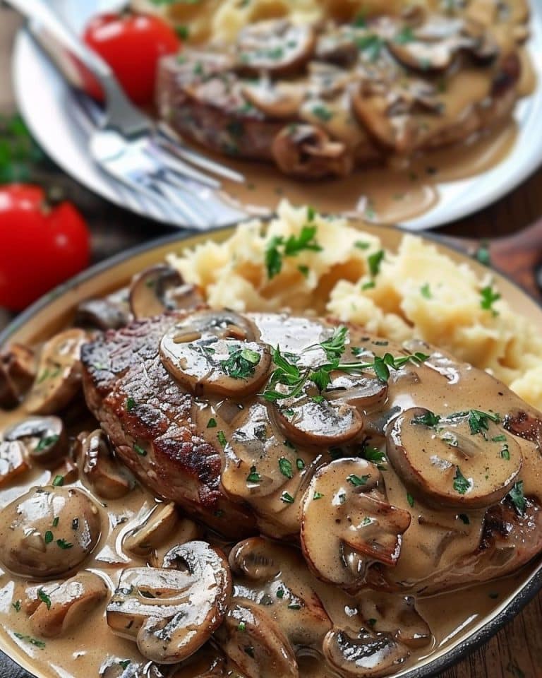 Steakpfanne mit Champignons in nur 15 Min!