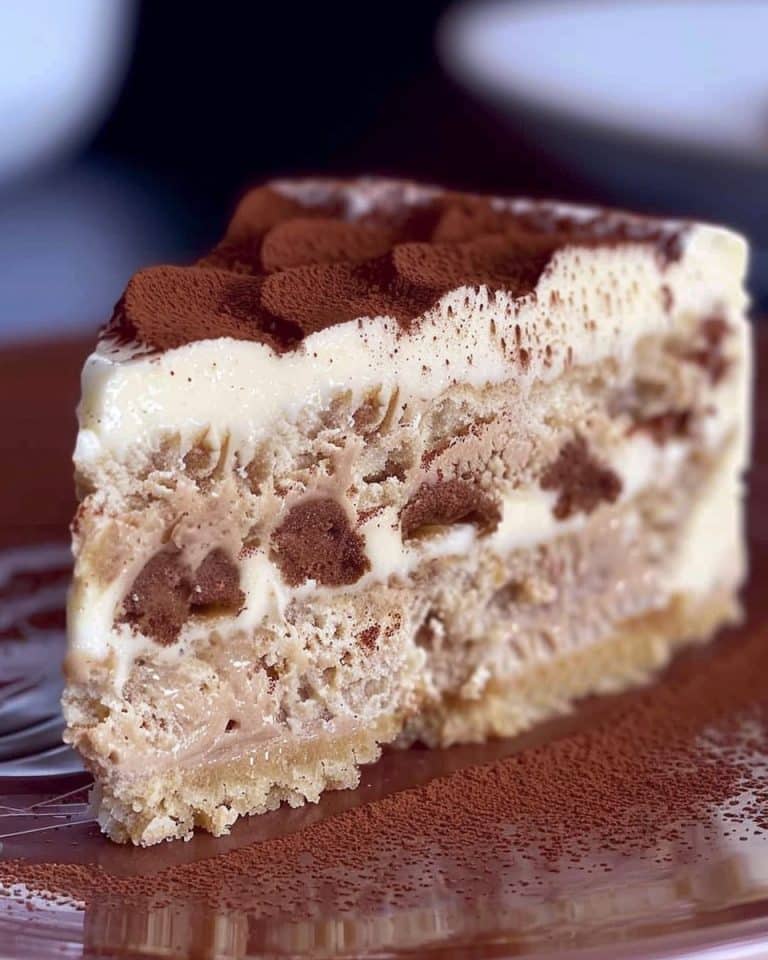 Tiramisu-Käsekuchen: das Rezept für ein frisches und cremiges Dessert