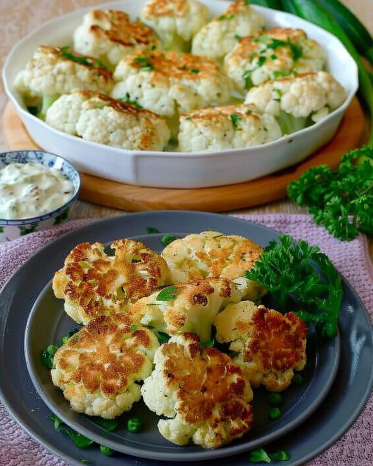 Vegetarische Blumenkohl-Frikadellen