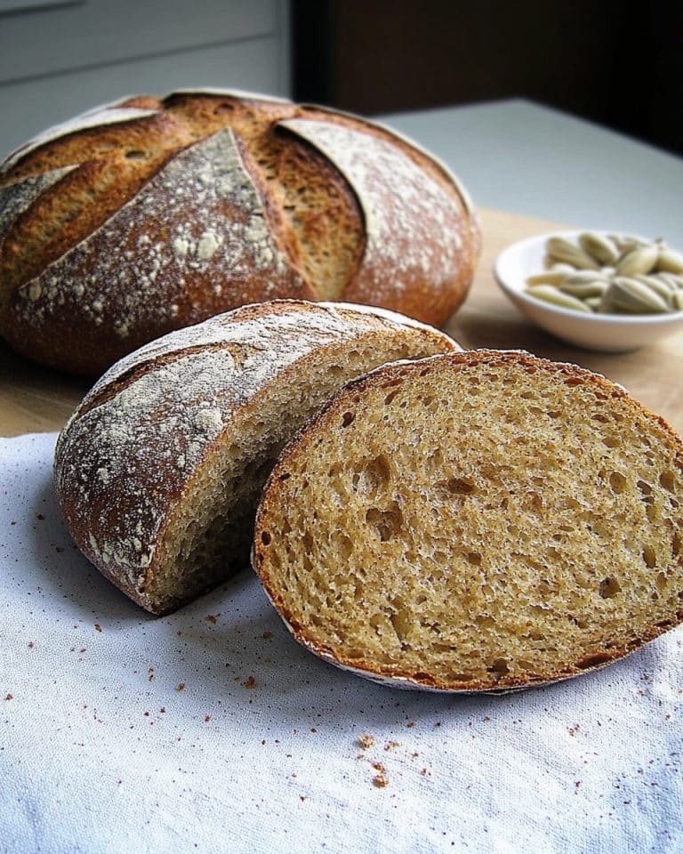 Brot mit ofengeröstetem Kürbis