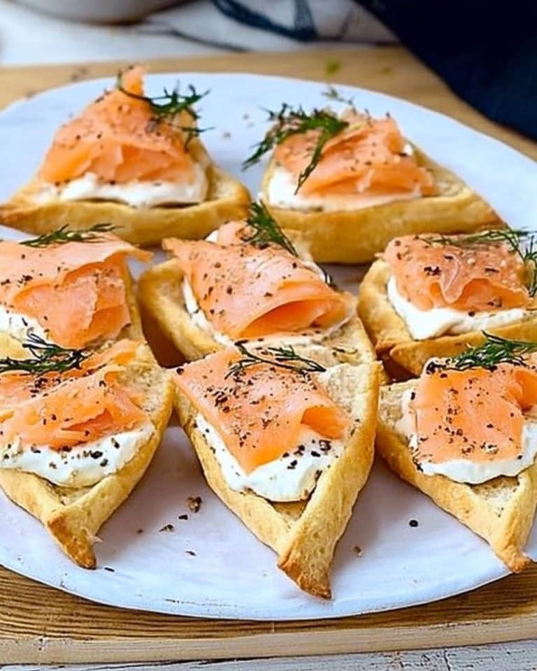 Brottaschen mit Käse und Lachs: köstlich für eine einfache und originelle Vorspeise!