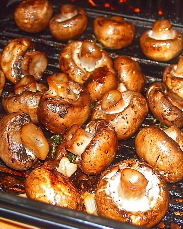 Champignons vom Grill