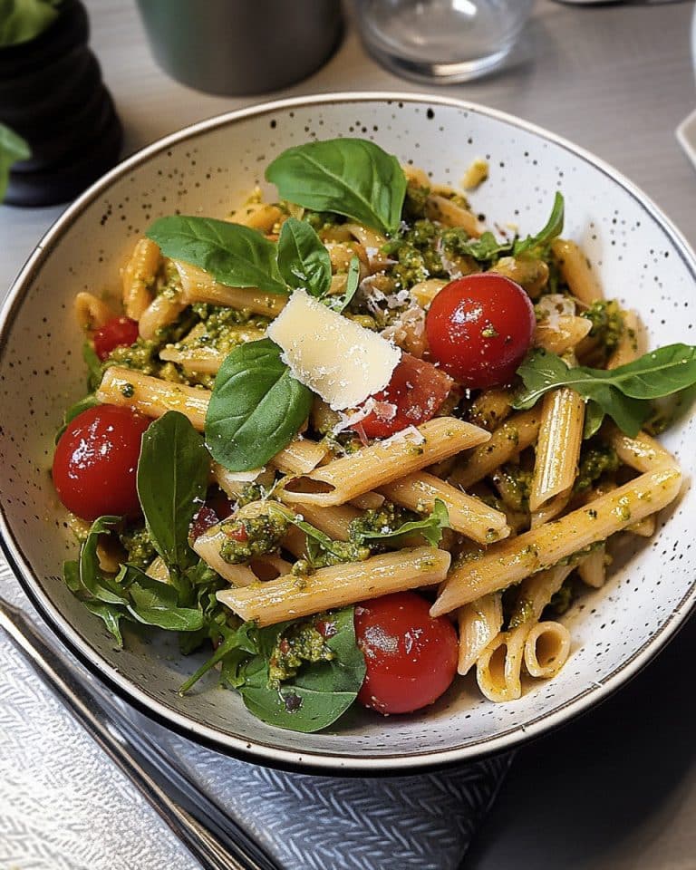 Eckis italienischer Nudelsalat mit Pesto