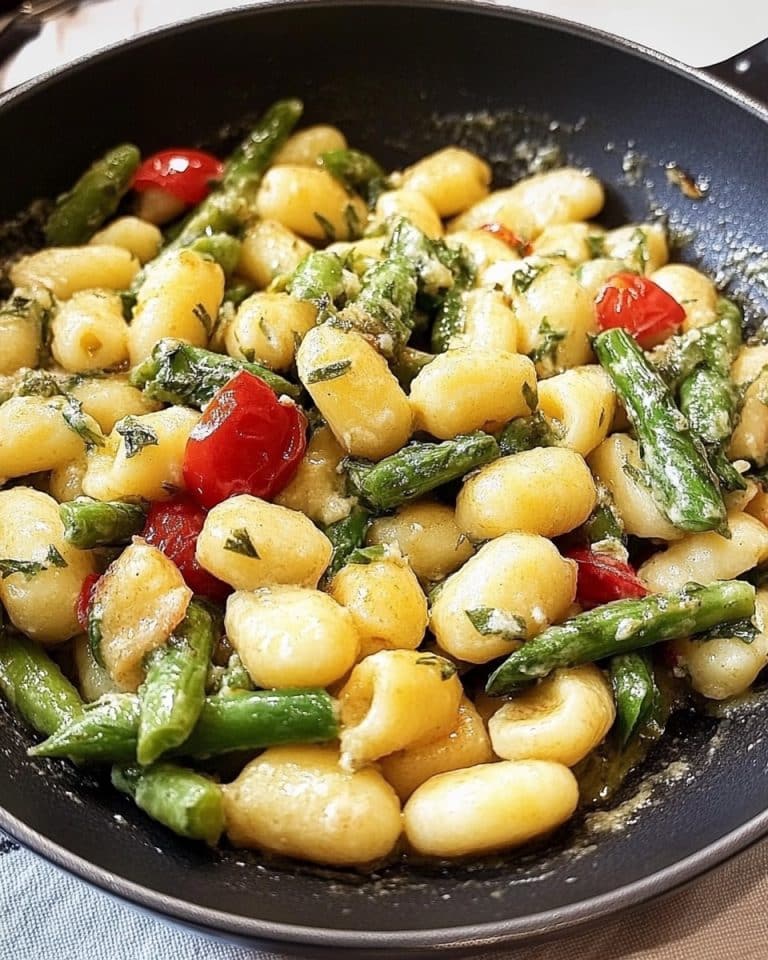 Gnocchi mit grünem Spargel