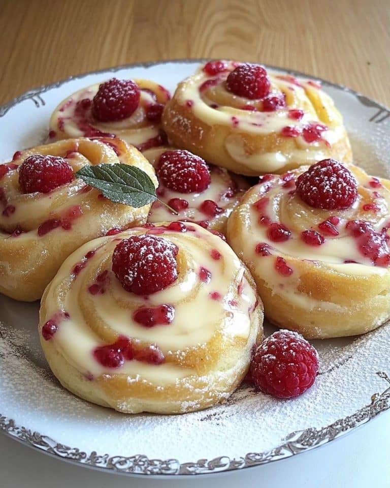 Johannisbeer-Schnecken mit leckerer Puddingfüllung