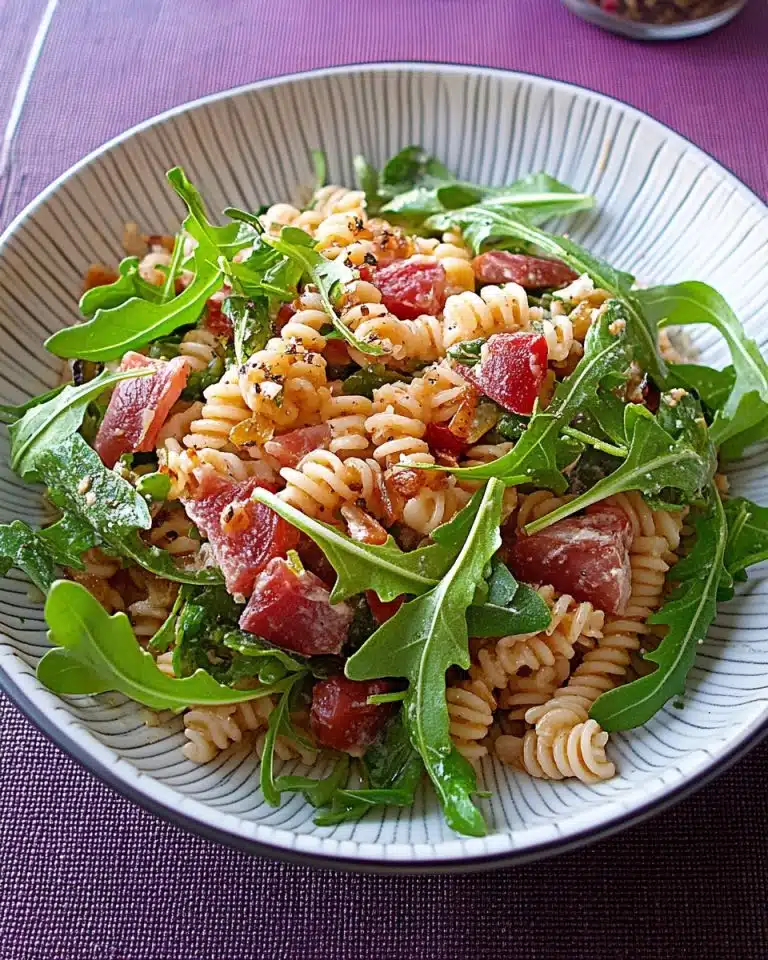 Nudelsalat auf italienisch