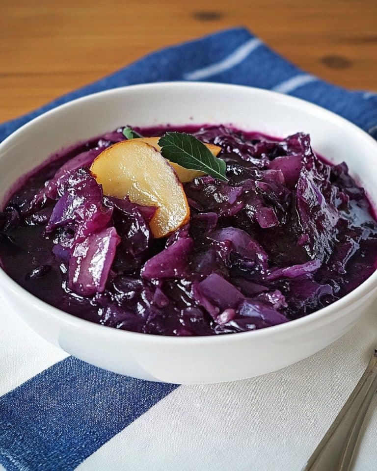 Apfelrotkohl