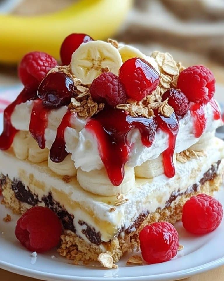 Banana-Split-Torte