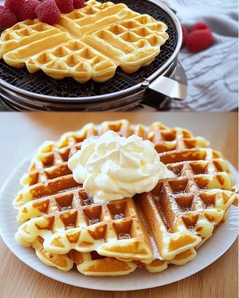 Superleckere Vanille Joghurt Waffeln