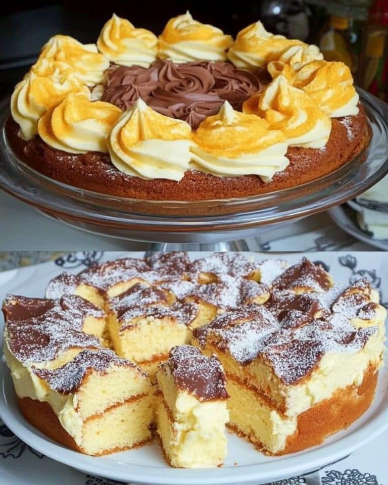 Tag und Nacht Kuchen mit 50 g Walnüssen in 15 Minuten im Ofen