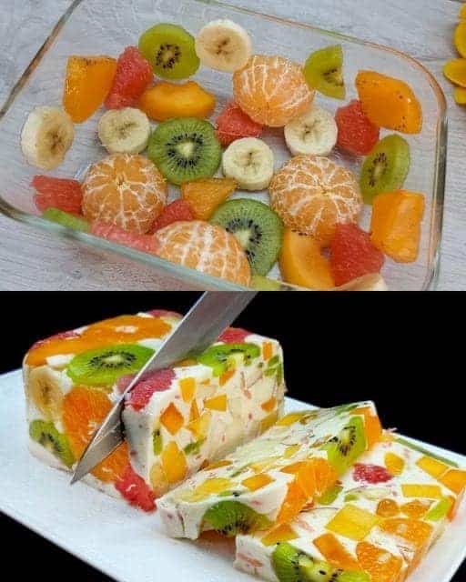 Nur Milch und Obst Leckeres Dessert ohne Gelatine In 5 Minuten fertig