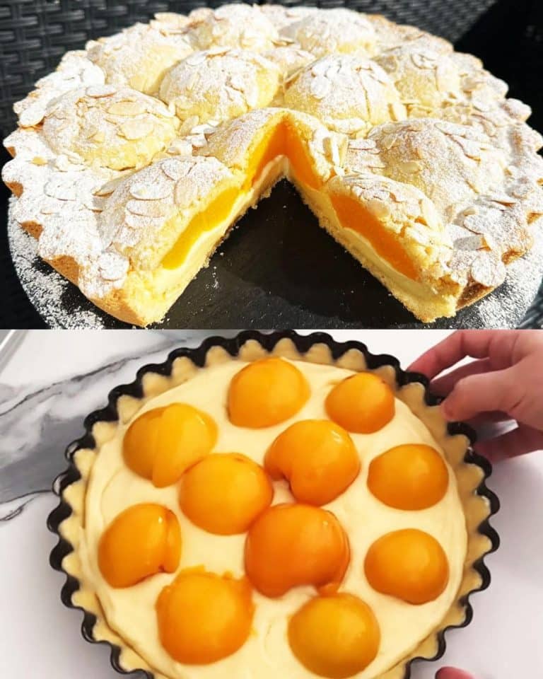 Italienischer Pfirsich Zitronenkuchen