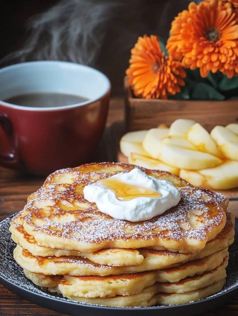 Apfel Joghurt Pfannkuchen