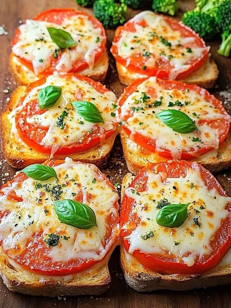 Ultrasaftiger und Cremige Tomaten Mozzarella Toast im Ofen, super schnell fertig