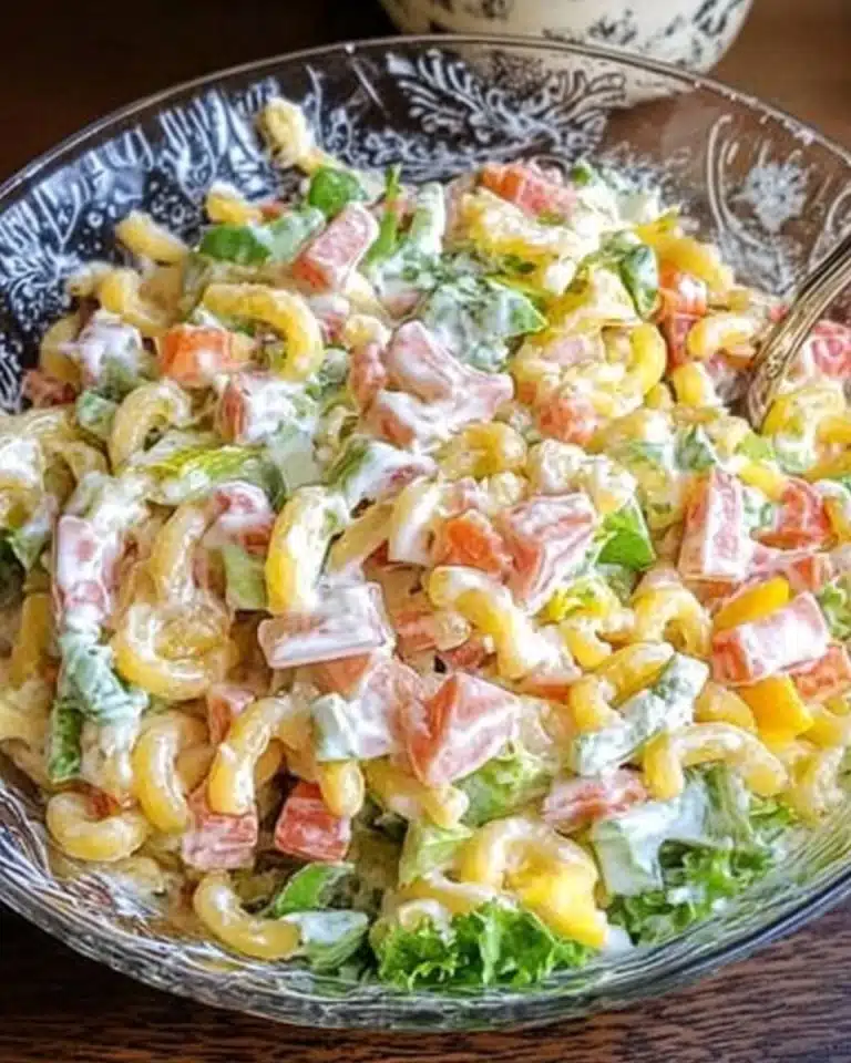 Nudelsalat mit Joghurt