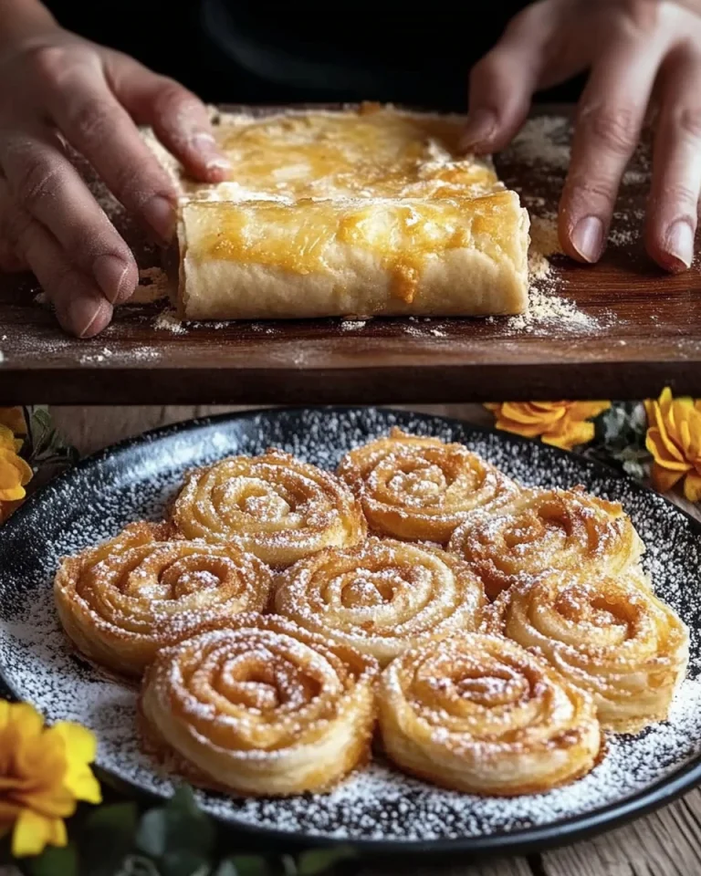 Apfelstrudel mit Blätterteig