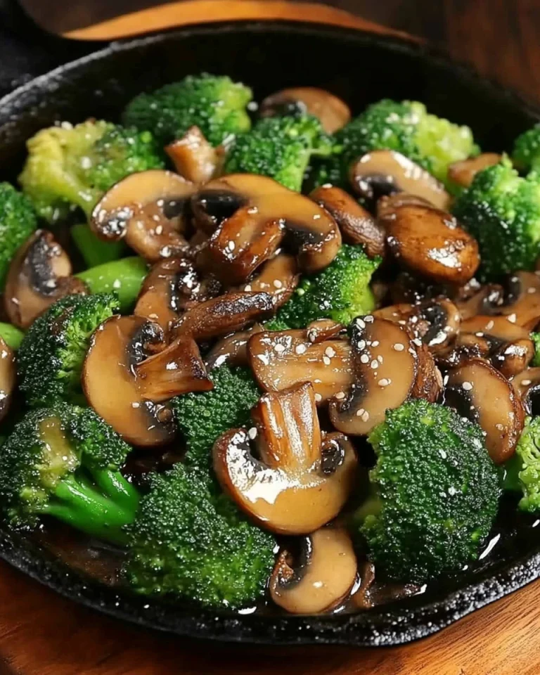 Brokkoli Champignons Pfanne
