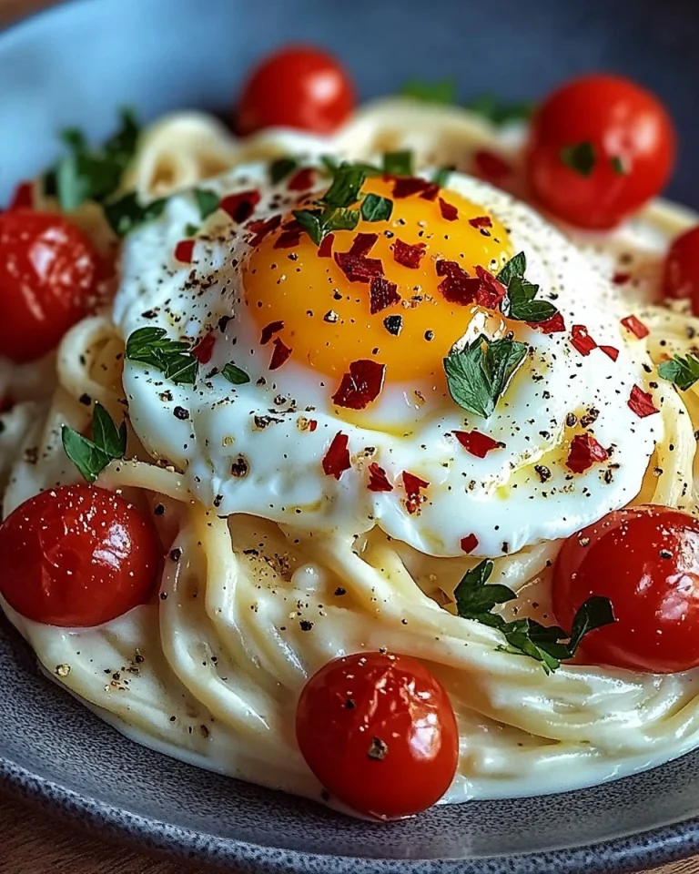 Burrata-Pasta mit Tomaten