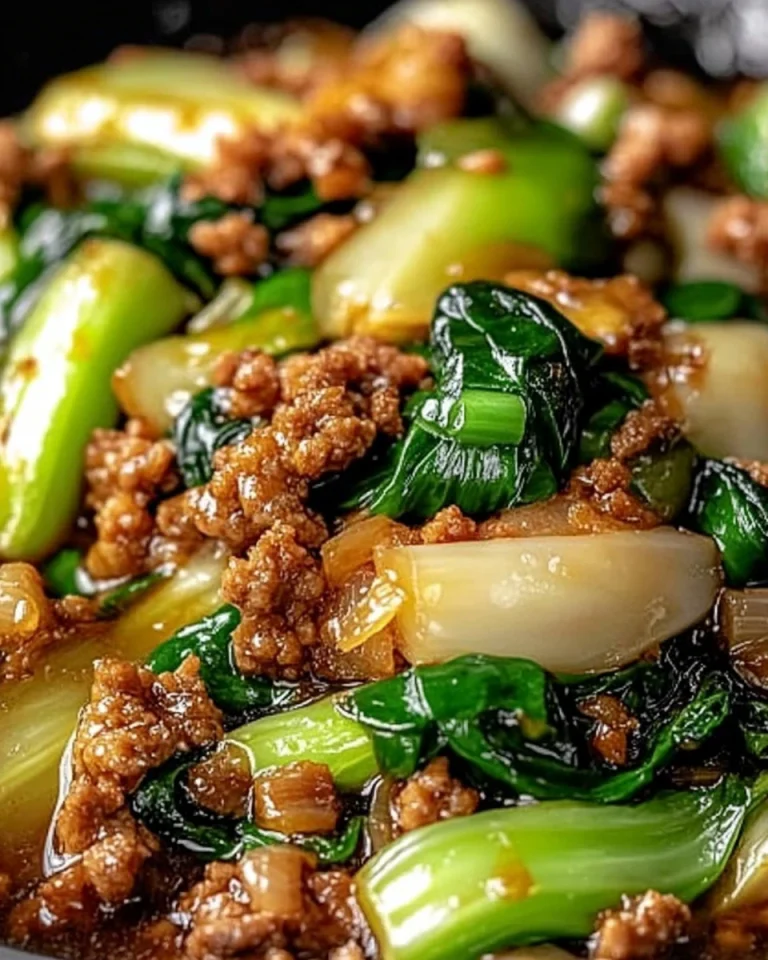 Chinakohl mit Hackfleisch