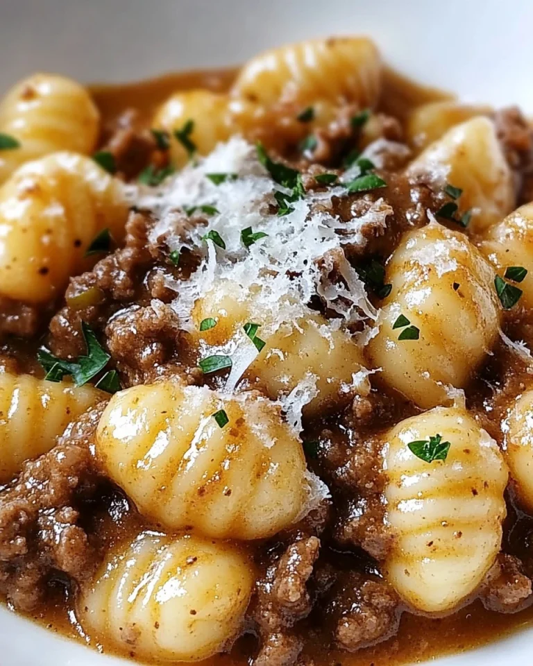 Cremige Rinderhack-Gnocchi