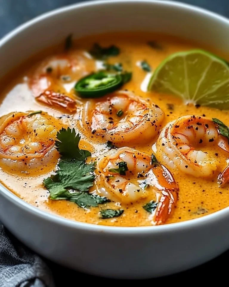 Cremige würzige Jalapeño Garnelen Suppe