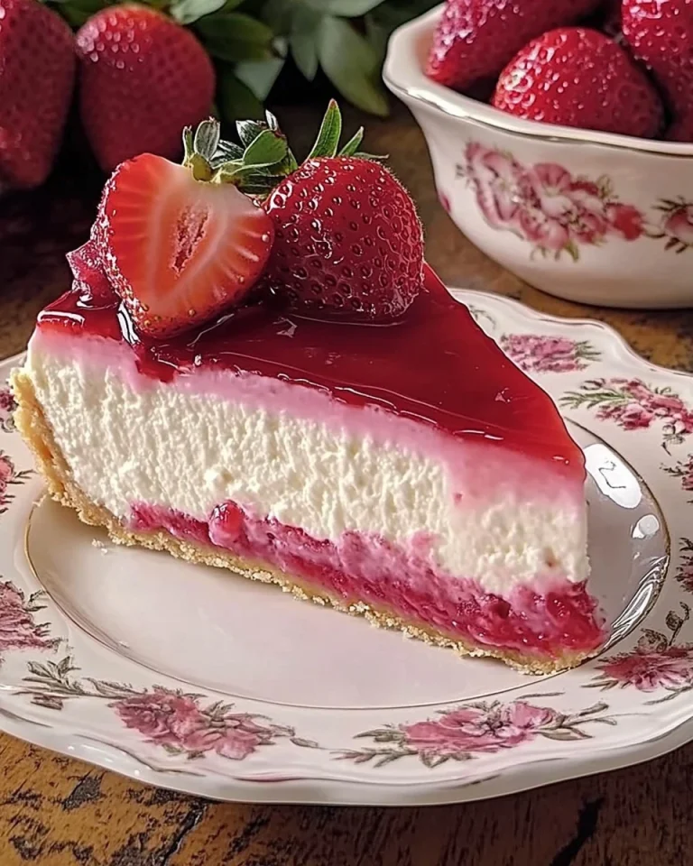 Erdbeer Käsekuchen ohne Backen