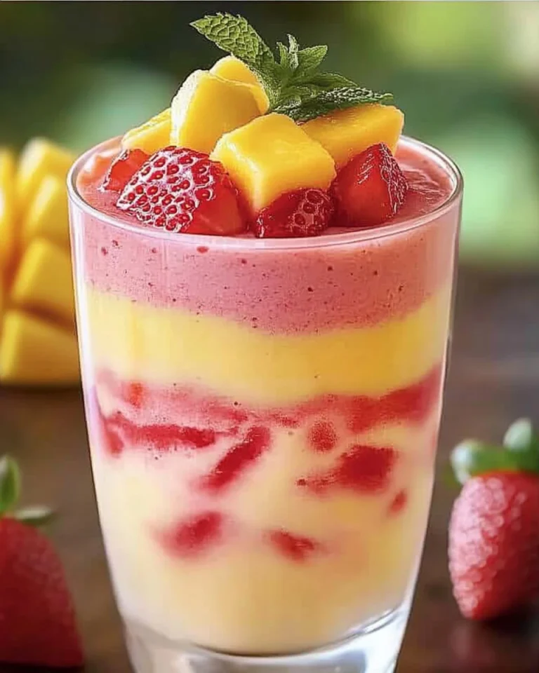 Erdbeer Pina Colada Smoothie