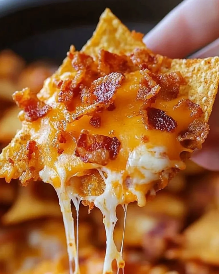 Frischkäse und Speck gefüllte Doritos