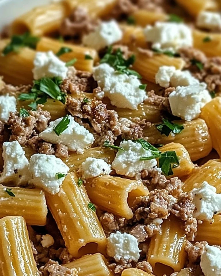 Griechischer Nudel-Auflauf mit Feta und Hackfleisch