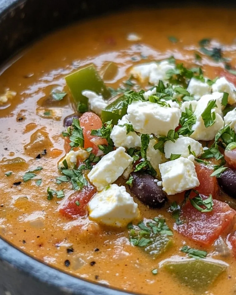 Gyrossuppe mit Feta Käse