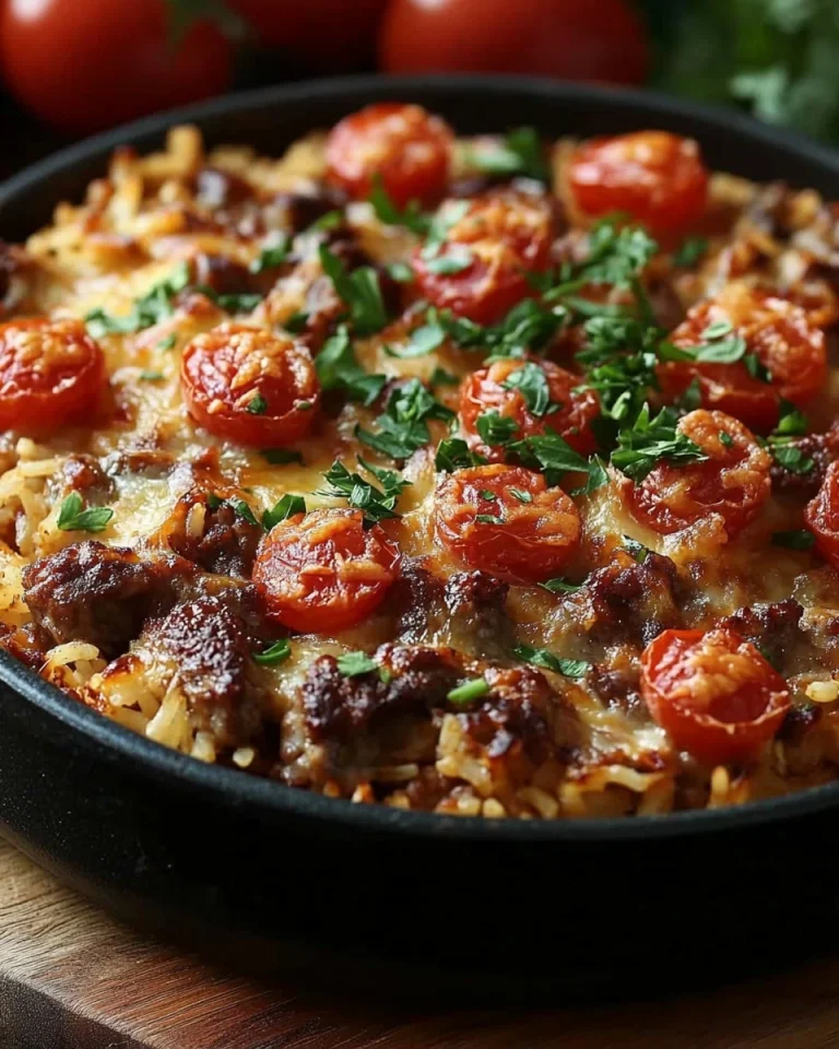 Hackfleisch-Reis-Auflauf