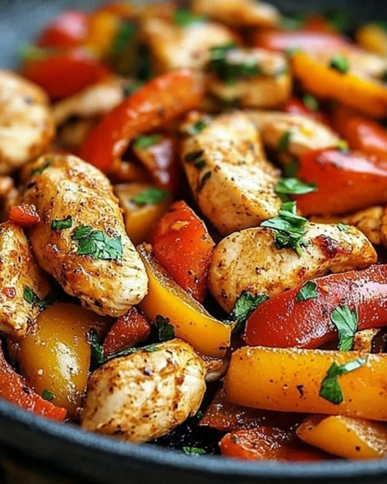 Hähnchen Paprika Pfanne