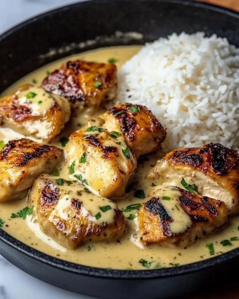 Hähnchenpfanne in Honig Senssoße