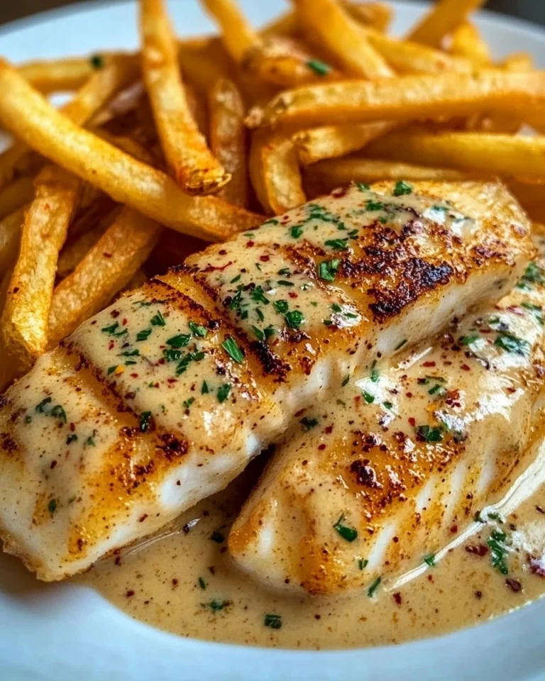 Hausgemacht und unwiderstehlich Hähnchenfilet in cremiger Knoblauchsauce