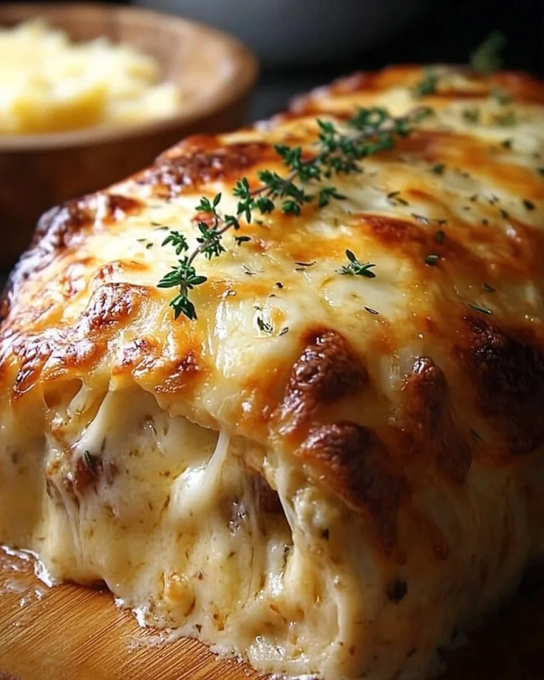 Käserolle mit Hackfleisch