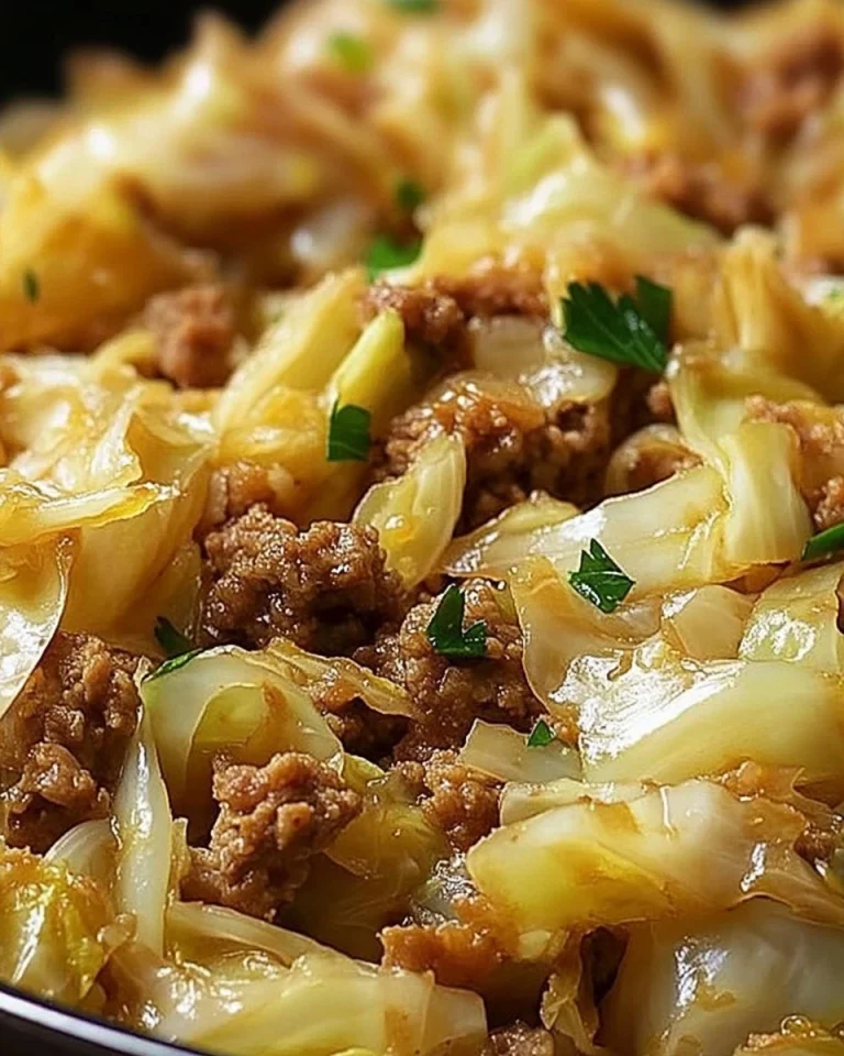 Spitzkohlpfanne mit Hackfleisch