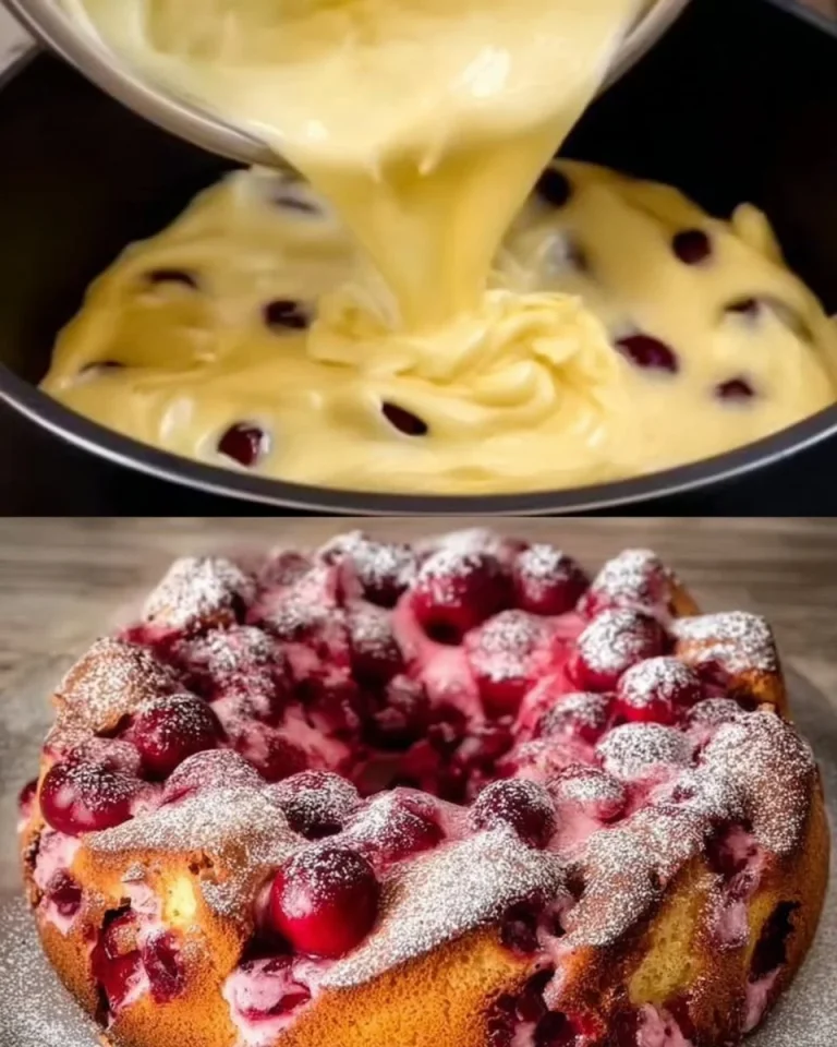 Blitz Kirschkuchen mit Pudding - unkompliziertes Rezept für einen köstlichen Kuchen