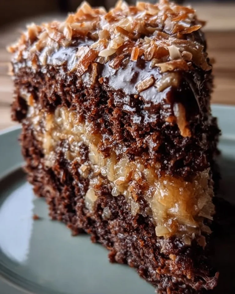 Leckerer deutscher Schokoladenkuchen mit zarter Schokoladenglasur und frischen Beeren