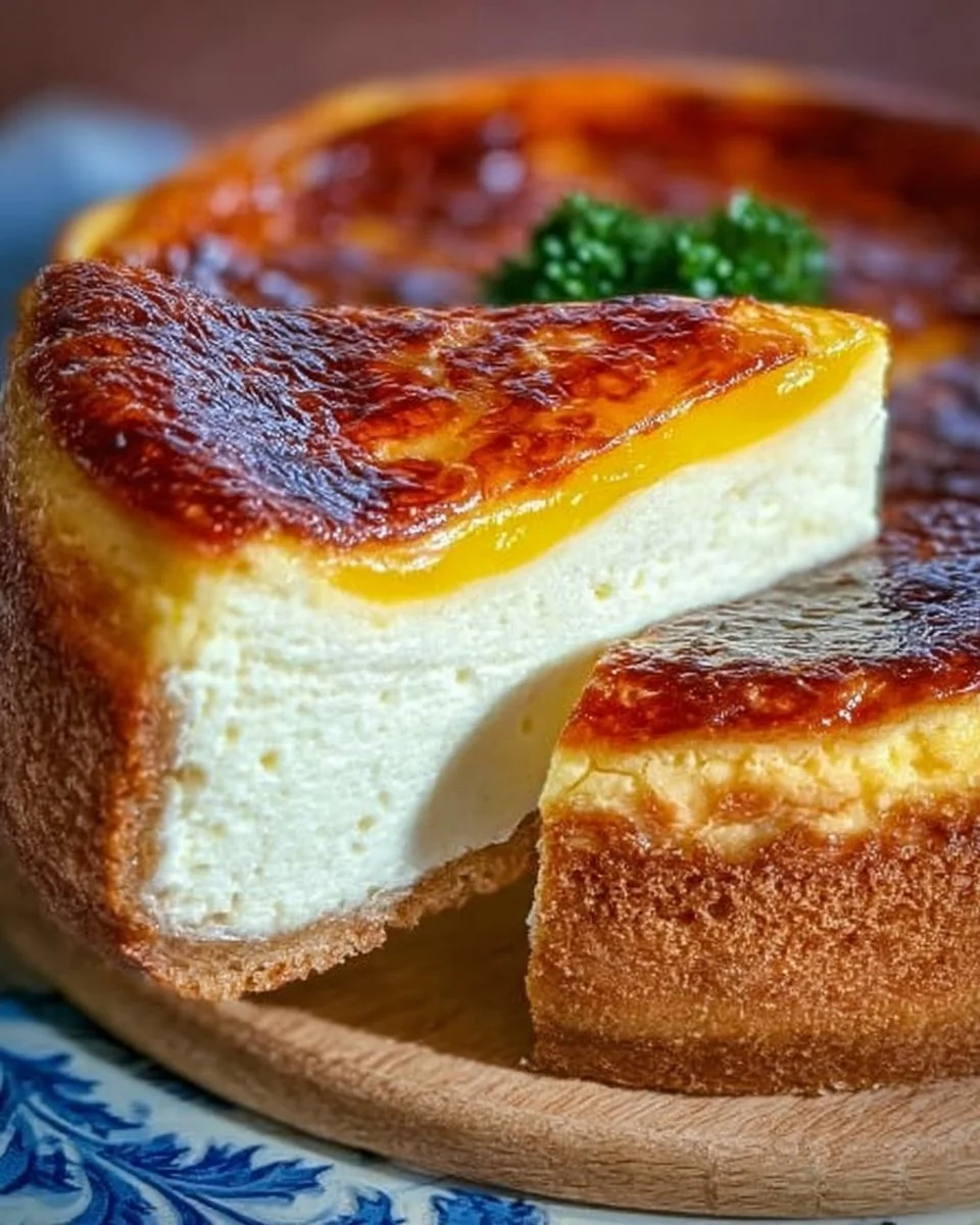 DDR Eierschecke - traditioneller deutscher Kuchen mit Eier- und Quarkfüllung