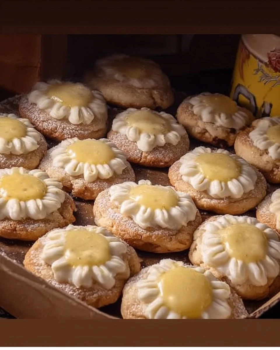Leckere Eierlikörplätzchen auf einem schönen Teller dekoriert