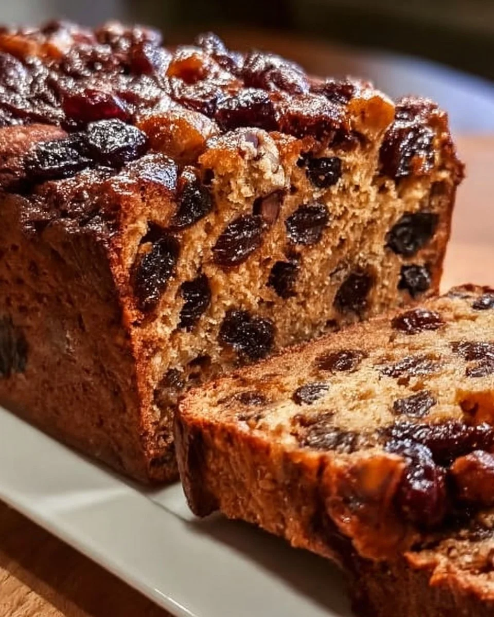 Hausgemachtes Früchtebrot mit Trockenfrüchten und Nüssen