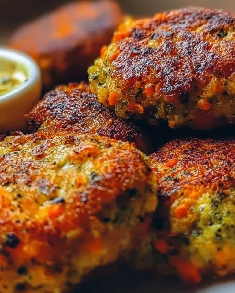 Gesunde Gemüseschnitzel auf einem Teller, zubereitet mit frischem Gemüse.