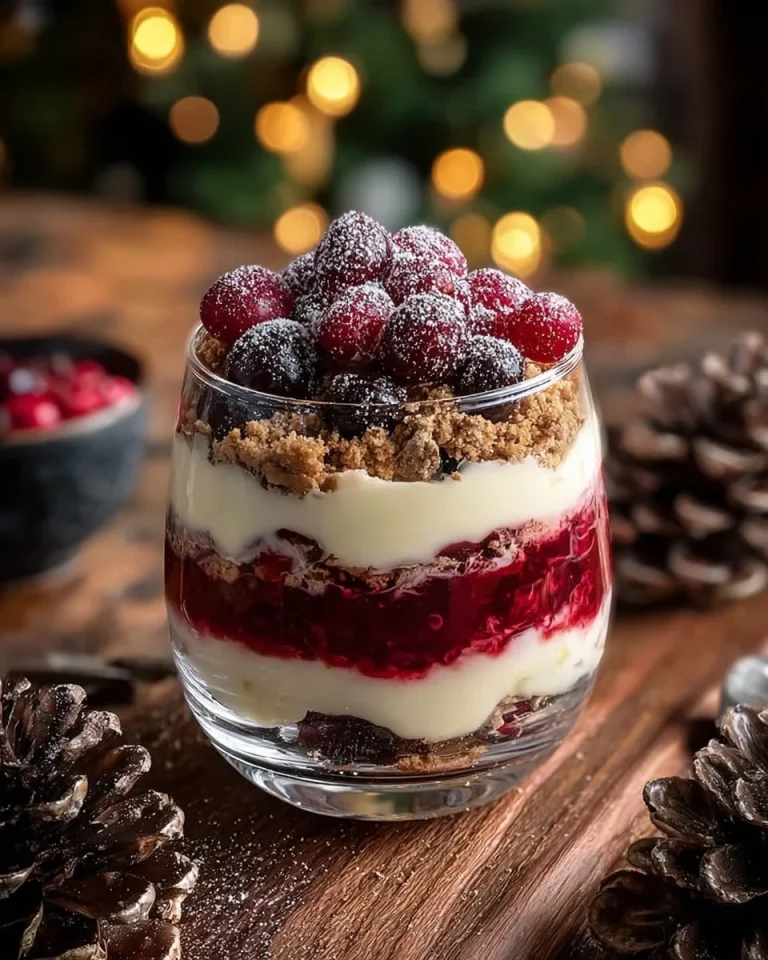 Schnelles und himmlisches Weihnachtsdessert in nur 10 Minuten zubereitet.