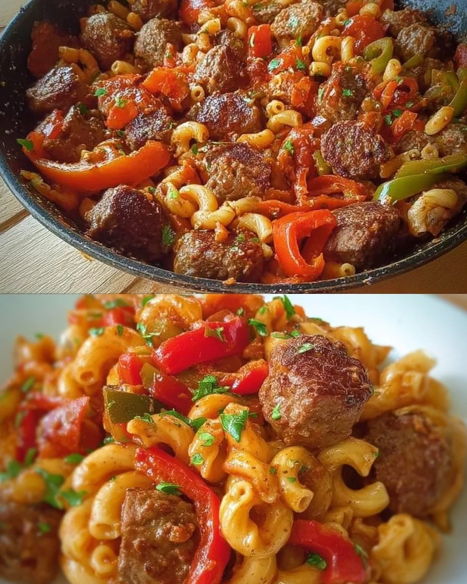 Jugoslawische Paprikapfanne - ein herzhaftes Gericht aus Paprika und Gewürzen