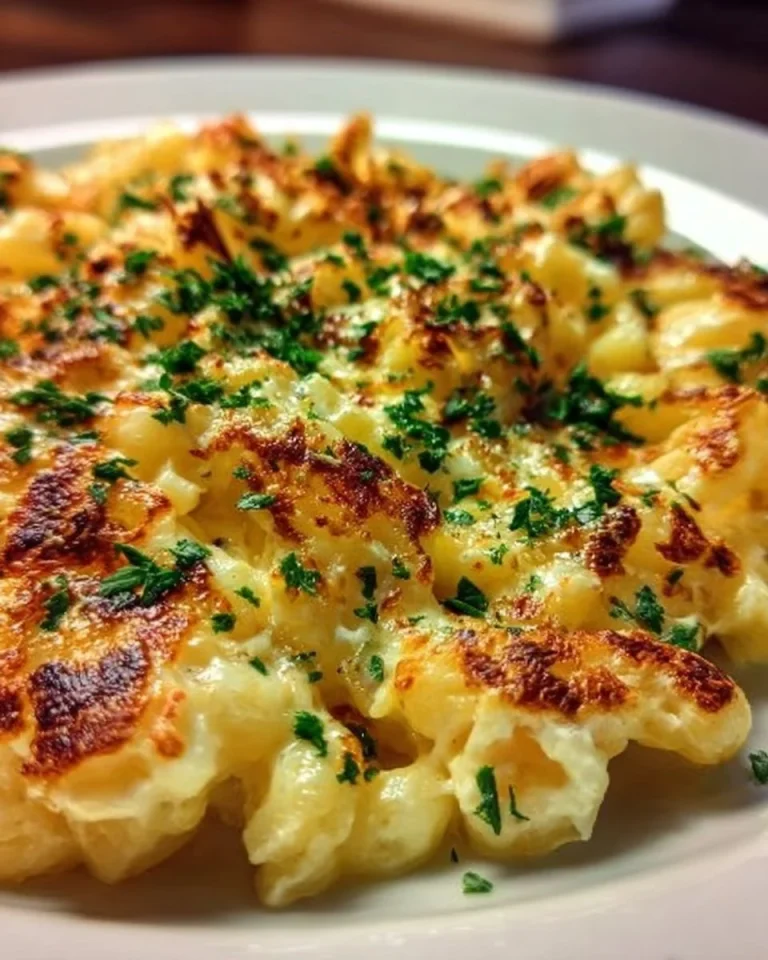 Kässpätzle - traditionelles deutsches Nudelgericht mit Käse überbacken