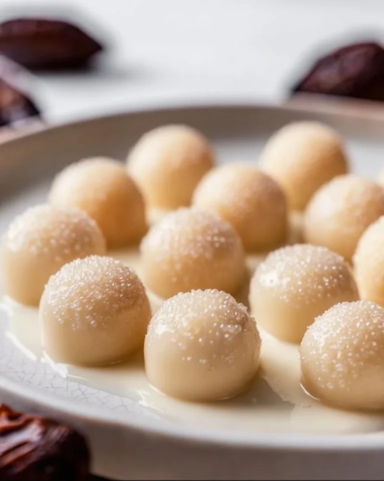 Leckeres Marzipan in verschiedenen Formen und Farben auf einem Tisch.