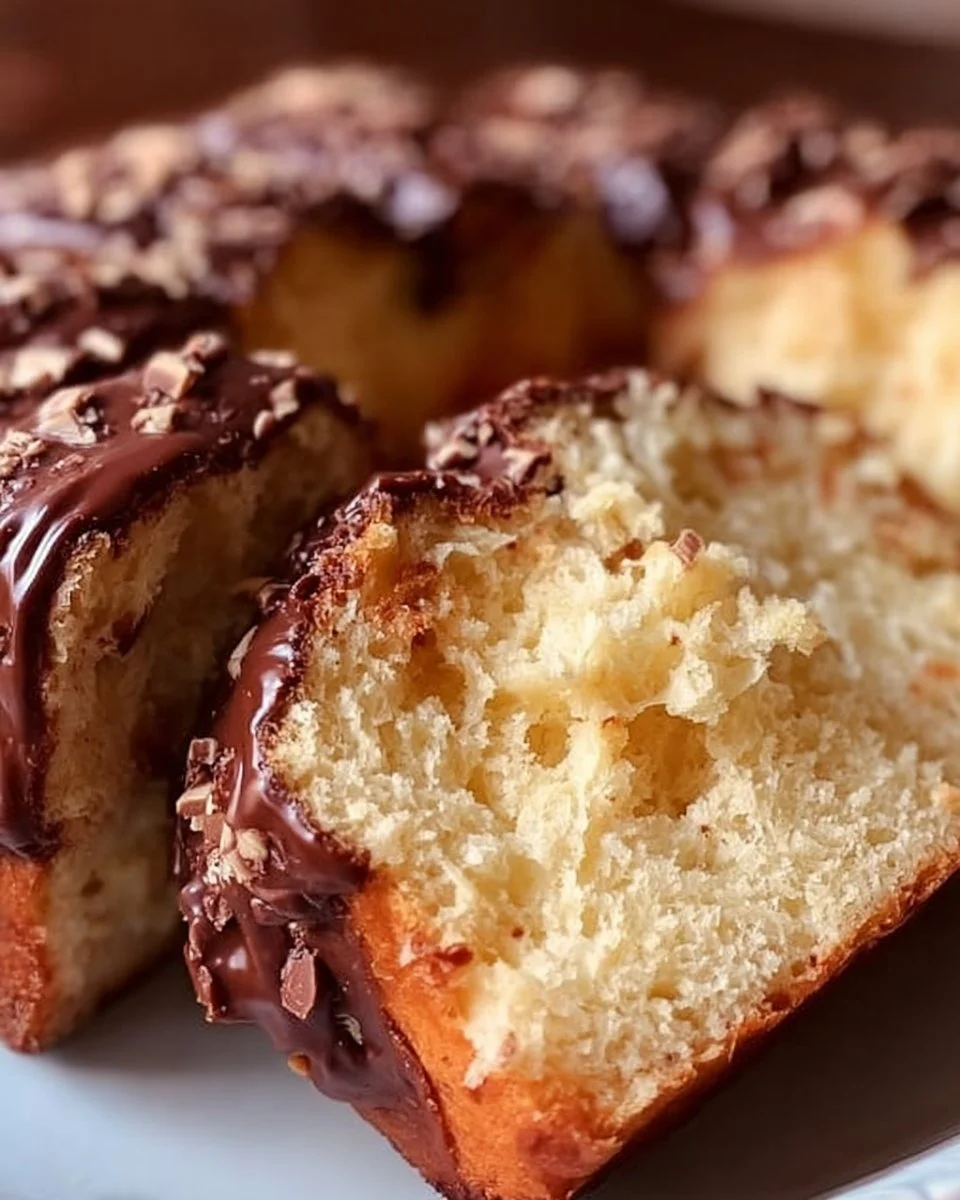 Leckeres Marzipanbrot mit feinem Marzipan und Schokolade