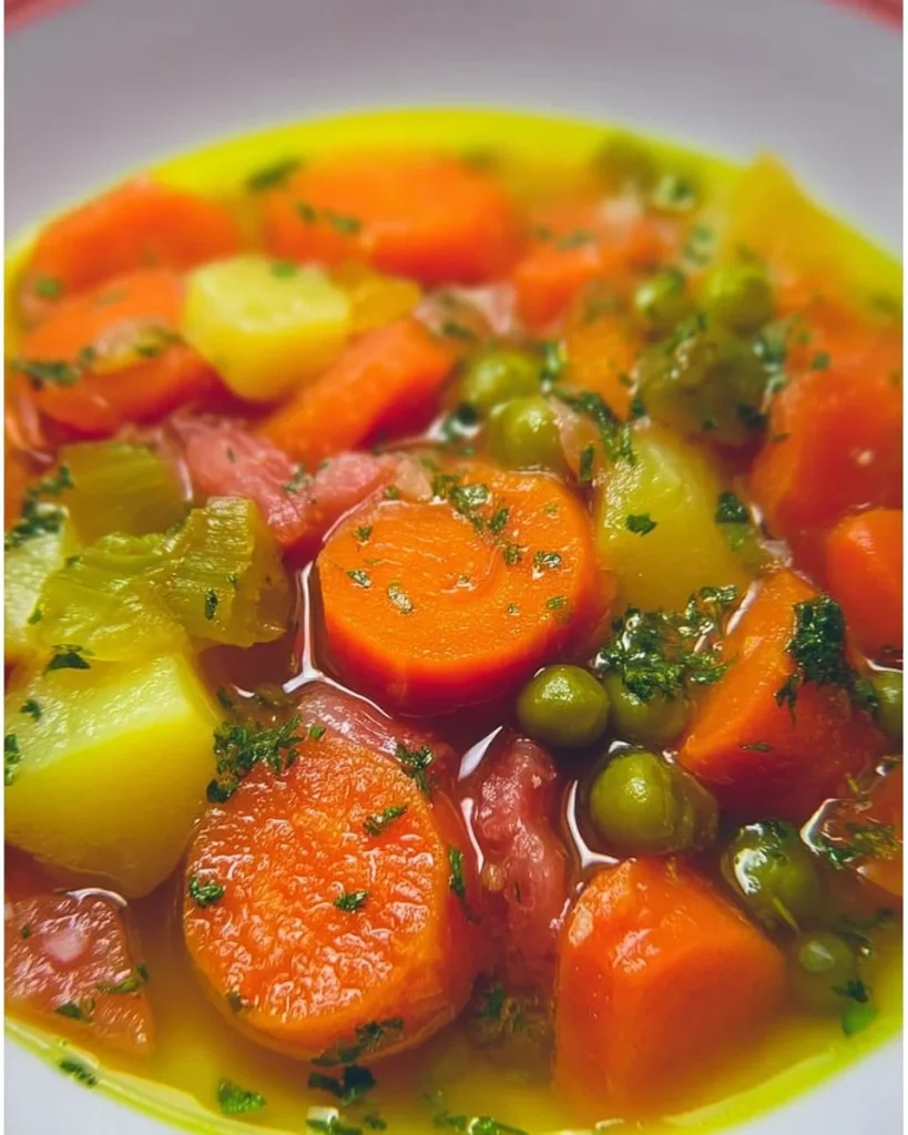 Blick über einen blühenden Garten mit verschiedenen Pflanzen und Blumen.