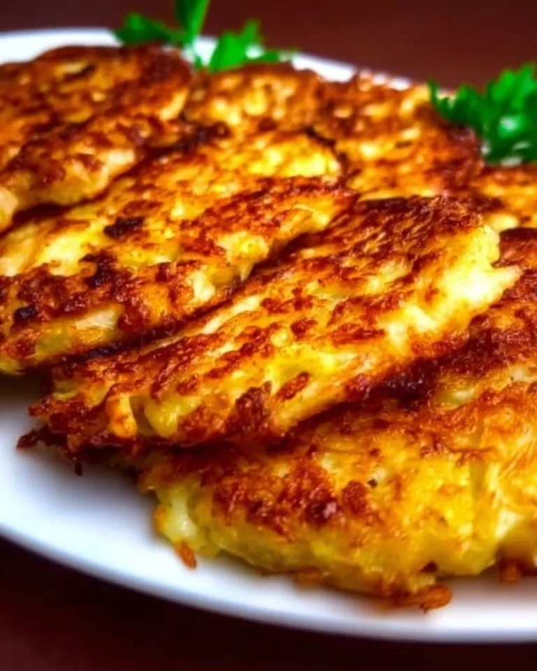 Köstliche Reibekuchen frisch zubereitet und serviert